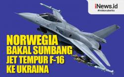 Infografis Norwegia Bakal Sumbang Jet Tempur F-16 ke Ukraina