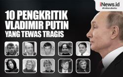 infografis 10 Pengkritik Vladimir Putin yang Tewas secara Tragis