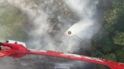 Helikopter Water Bombing Dihentikan, Pemadaman Kebakaran TPA Sarimukti Fokus di Darat<