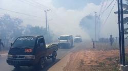 Gawat, Karhutla di Tanah Laut Kalsel Nyaris Mendekati Permukiman Penduduk<