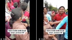 Viral Detik-Detik Emak-Emak Tertangkap Basah Mencopet di Kerumunan, Diintai Warga 2 Jam<
