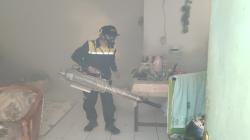 Kurangi Penyebaran DBD, Partai Perindo Fogging Lingkungan Cibeunying Kidul Bandung