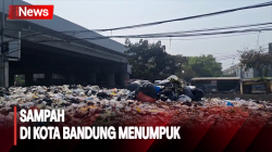 TPA Sarimukti Terbakar, Sampah di Kota Bandung Menumpuk 
