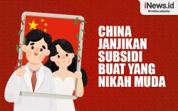 Infografis China Janjikan Subsidi Buat yang Nikah Muda