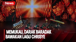 Bawakan Lagu Chrisye, Darak Baradak Guncang Panggung Launching iNews Media Group dan Indonesia Awards 2023