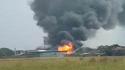 Stasiun Pengisian Elpiji di Indramayu Meledak dan Terbakar, Pekerja-Warga Panik Selamatkan Diri<