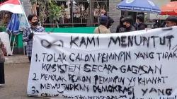 Forum Milenial Kabupaten Bandung Gelar Aksi Tolak Anies Baswedan Jadi Pemimpin
