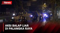 Polisi Kembali Bubarkan Aksi Balap Liar di Palangka Raya