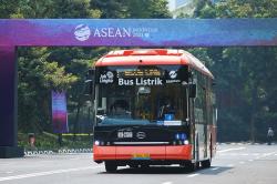 24 Bus Listrik Layani Empat Rute untuk Transportasi KTT ASEAN 2023