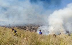 Kebakaran di Gunung Bromo Meluas, Pintu Masuk Lewat Pasuruan Ditutup