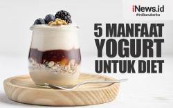 Infografis 5 Manfaat Yogurt untuk Diet