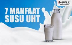 Infografis 7 Manfaat Susu UHT untuk Kesehatan