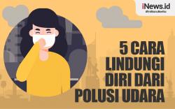 Infografis 5 Cara Lindungi Diri dari Polusi Udara 
