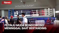 Tumbang di Ronde ke 3, Petinju Muda Bondowoso Meninggal saat Bertanding