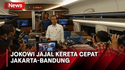 Merasa Nyaman Naik Kereta Cepat Jakarta-Bandung, Jokowi Ajak Masyarakat Ikut Menjajal