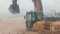 Kawasan PT IWIP dan Kota Weda Dilanda Banjir, Alat Berat Terendam Air