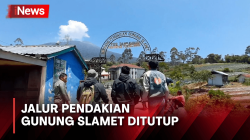 Gunung Slamet Diguncang 541 Gempa Embusan, Pendaki Dilarang Naik ke Puncak<