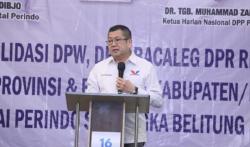 HT Pimpin Rapat Konsolidasi Partai Perindo di Bangka Belitung <