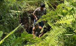 Penampakan Napi Lapas Bengkalis Sembunyi di Semak-Semak, Tertangkap Lagi Usai Kabur<