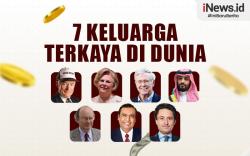 Infografis 7 Keluarga Terkaya di Dunia