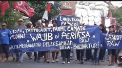Ratusan Warga Banjarturi Tegal Demo Tuntut Pilkades PAW Tetap Dilakukan