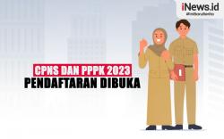 Infografis Pendaftaran CPNS dan PPPK 2023 Mulai Dibuka