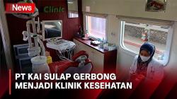 PT KAI Sulap Gerbong Kereta jadi Klinik, Warga Bisa Cek Kesehatan Gratis