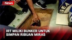 IRT di Pandeglang Miliki Bunker di Bawah Tempat Tidur untuk Simpan Ribuan Botol Miras