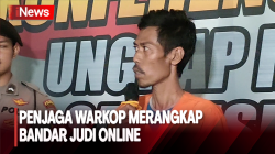  Polisi Ringkus Penjaga Warkop yang Nekat Merangkap Bandar Judi Online di Sidoarjo