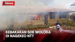 Kebakaran Gedung SDK Woloka di Nagekeo, 3 Ruang Kelas dan 1 Gudang Ludes Terbakar
