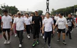 Fun Walk Bareng Ganjar Pranowo, Waketum Partai Perindo: Memasyarakatkan Olahraga
