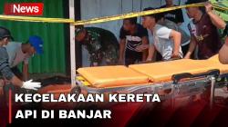 Kecelakaan Kereta Api di Banjar, 2 Siswi SMP Tertabrak 