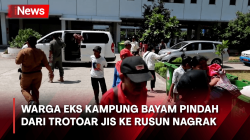 Direlokasi dari Trotoar JIS, Warga Eks Kampung Bayam Pindah ke Rusun Nagrak