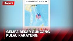 Gempa Magnitudo 6,3 Guncang Pulau Karatung Sulut, Pagi Ini