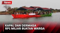 Inilah Kapal Penyeberangan dan Dermaga Seharga Rp1 Miliar Buatan Warga Gresik