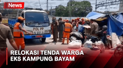 Warga Eks Kampung Bayam Direlokasi ke Rusunawa Nagrak, Tenda Depan JIS Akhirnya Dibongkar