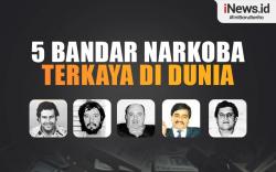 Infografis 5 Bandar Narkoba Terkaya di Dunia