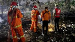 Pemulung Bakar Sampah, Lahan 600 Meter di Gunung Putri Bogor Terbakar