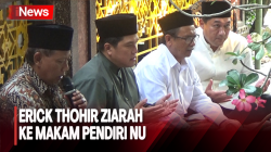 Erick Thohir Ziarah ke Makam Pendiri NU di Jombang, Santer Disebut jadi Bacawapres