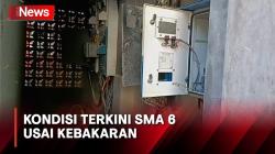 Kondisi Terkini Panel Listrik SMAN 6 Jakarta Pascakebakaran, Satgas: Masih Bau Menyengat