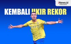 Infografis Cristiano Ronaldo Kembali Cetak Rekor