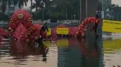 12 Aktivis Greenpeace Ditangkap saat Demo Bawa Ornamen Gurita di Kolam HI