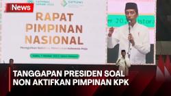 Soal Desakan Non Aktifkan Pimpinan KPK, Presiden Jokowi Buka Suara
