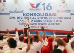 Pesan Khusus HT kepada Bacaleg Partai Perindo di Gorontalo ketika Terpilih di Pemilu 2024