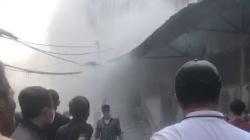 2 Kios di Belakang Pasar Kosambi Hangus Terbakar, Diduga Akibat Korsleting Listrik