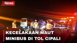 2 Orang Tewas dan 2 Luka, Minibus Tabrak Truk di Tol Cipali