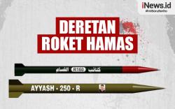 Infografis Deretan Roket Hamas yang Bikin Repot Israel 