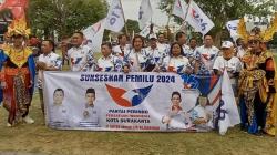 Kirab Pemilu 2024, Bacaleg Partai Perindo Semangat Raih Target Kursi DPRD Solo