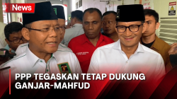 PPP Tegaskan Komitmen Dukung Ganjar-Mahfud Meski Sandiaga Uno Tidak Jadi Bacawapres<