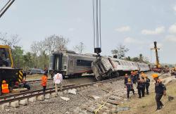Kecelakaan KA Argo Semeru di Kulonprogo, Jalur Yogyakarta Belum Bisa Dilalui